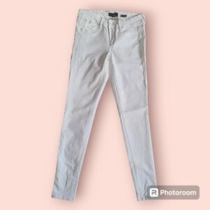 White skinny pants size 26